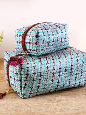 Silk Kantha Toiletry Bags