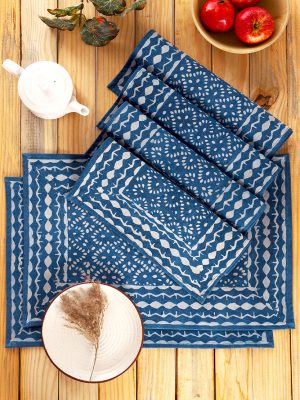 Indigo Placemats Set