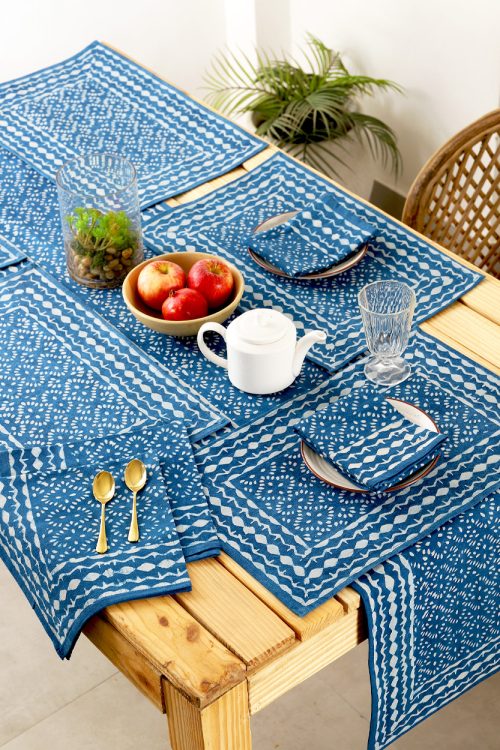 Indigo Placemats Set