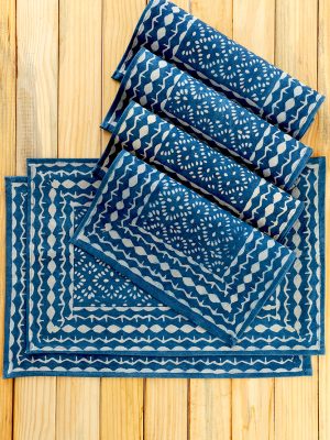 Indigo Placemats Set