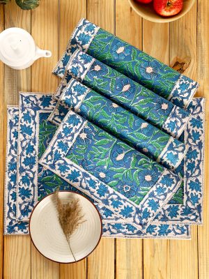 Blue Floral Placemats