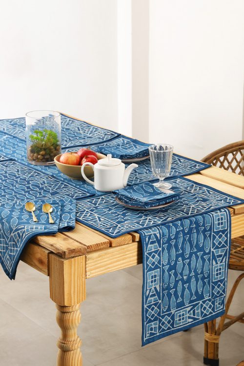 Indigo Fish Placemats