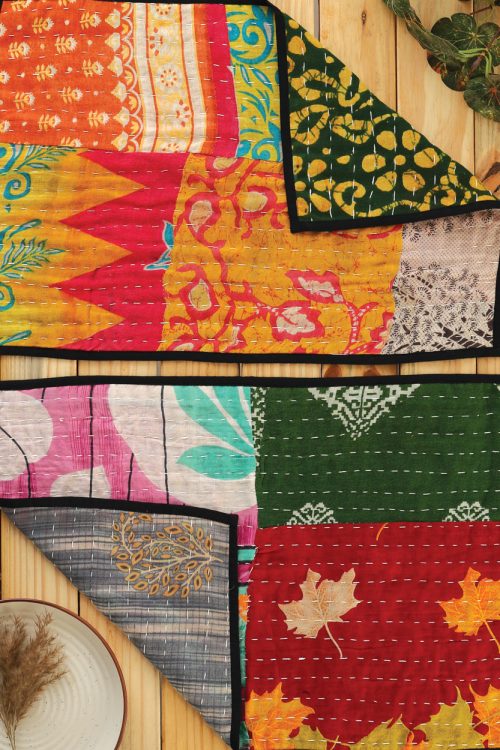 Kantha Placemats Set