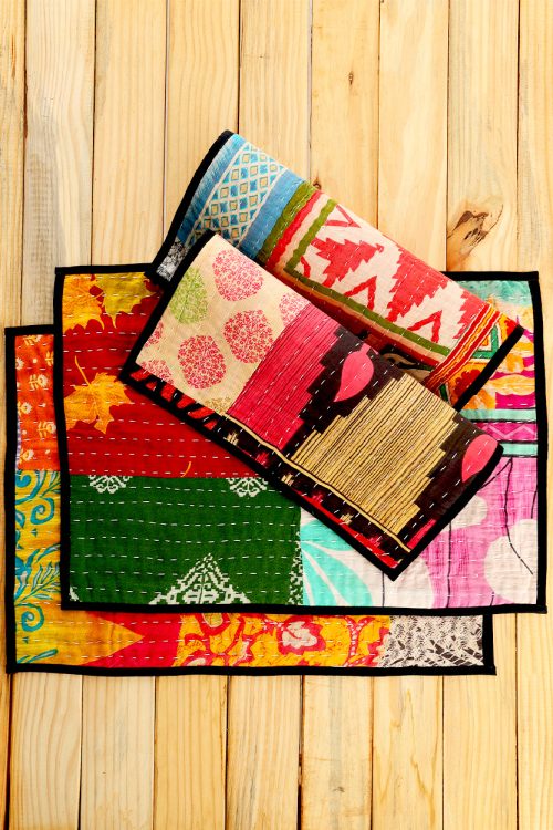 Kantha Placemats Set