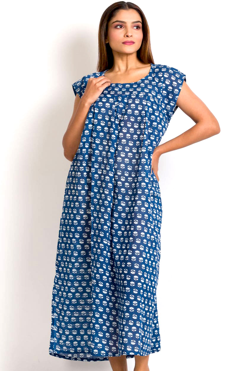 Ishani Indigo Caftan