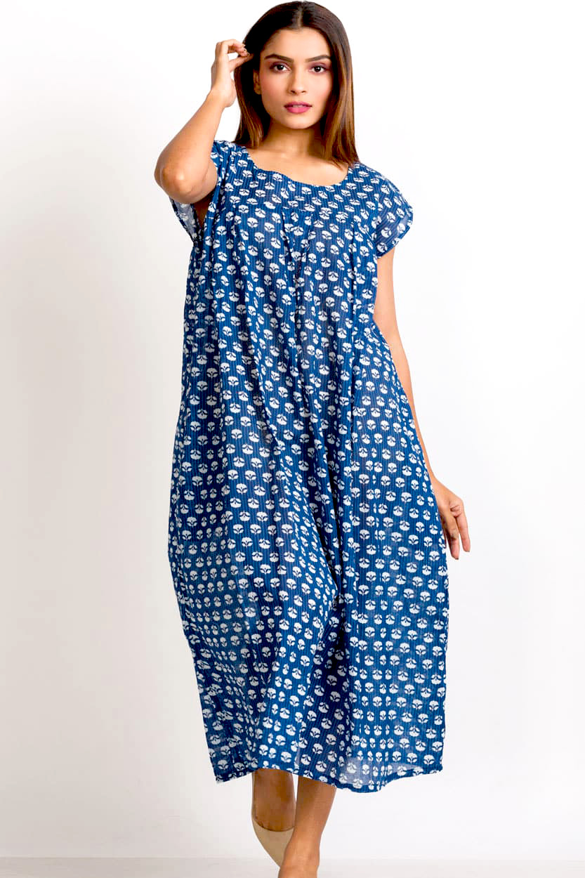 Ishani Indigo Caftan