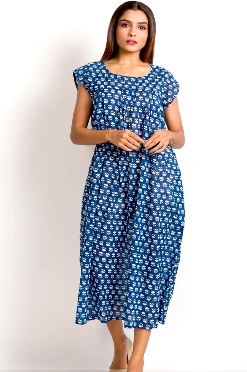Ishani Indigo Caftan