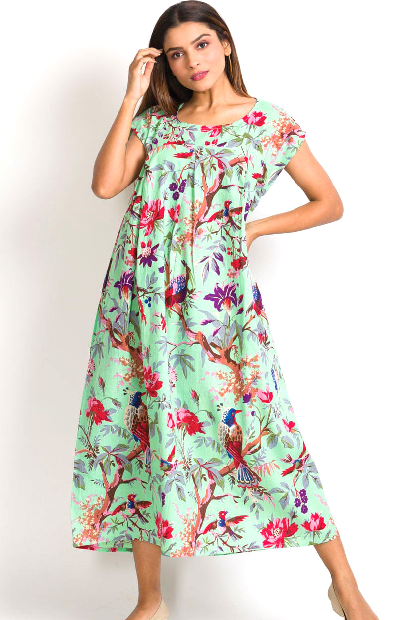 Ishani Turquoise Caftan