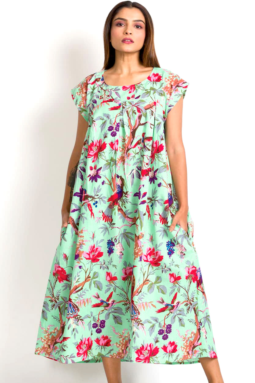 Ishani Turquoise Caftan