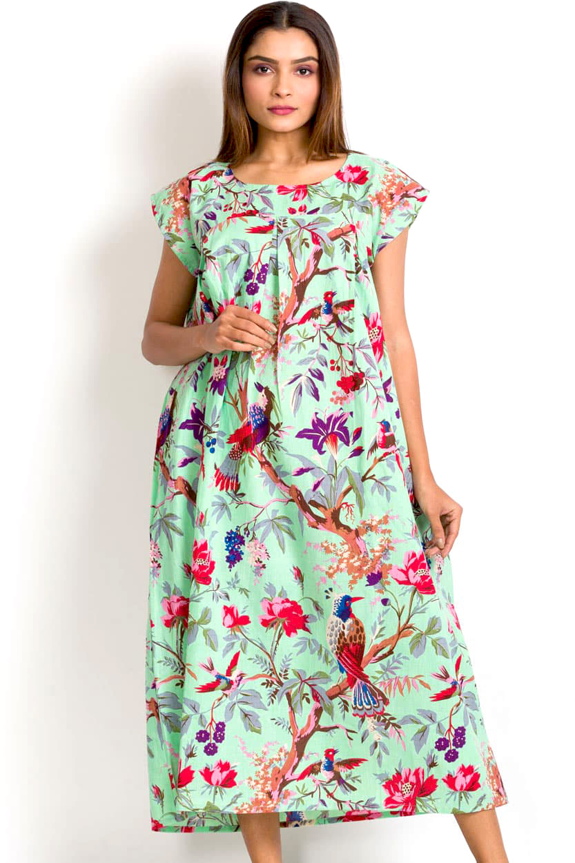 Ishani Turquoise Caftan