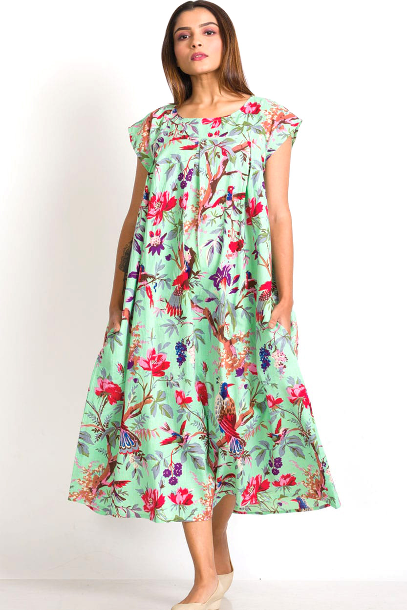 Ishani Turquoise Caftan