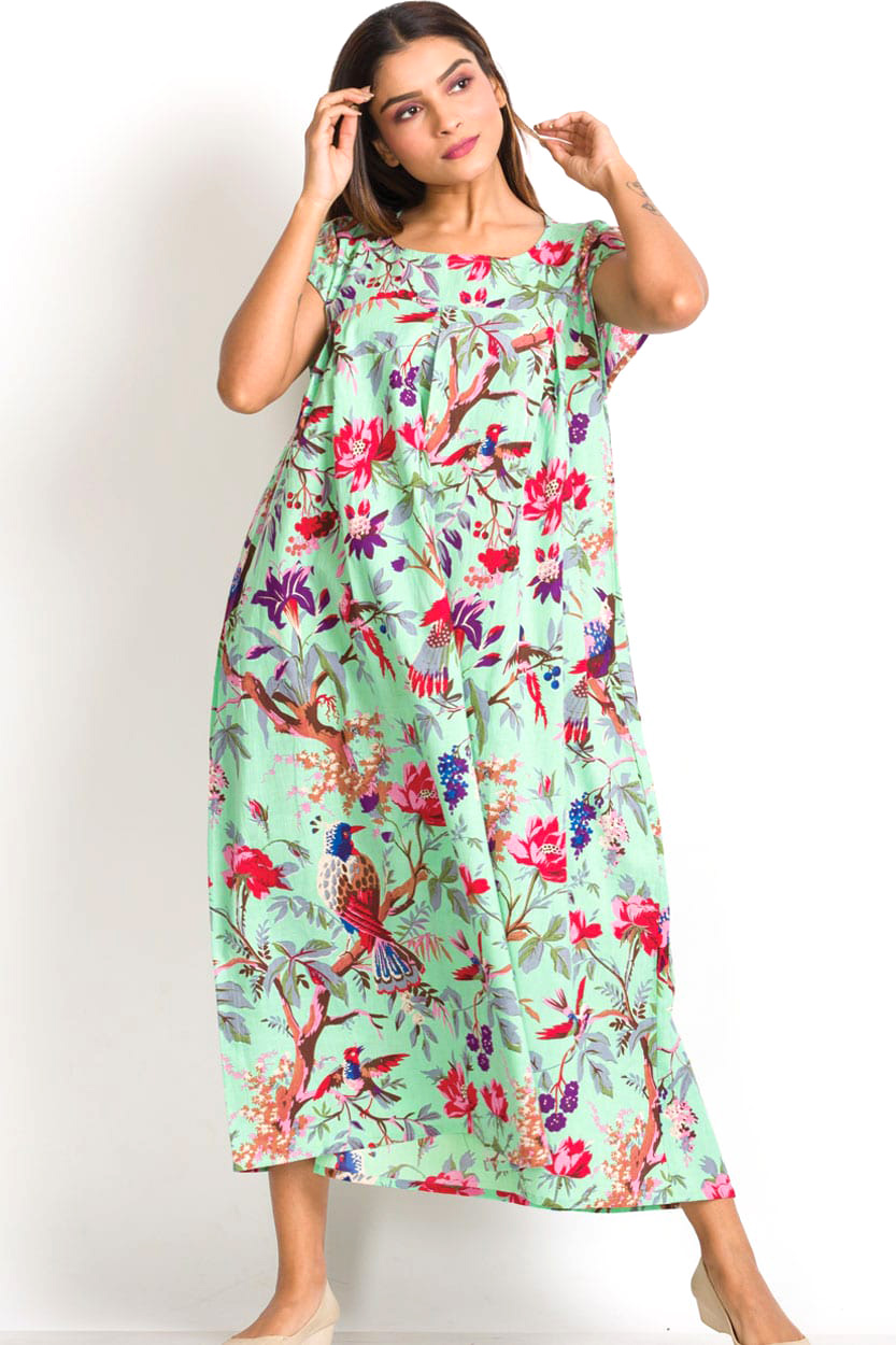 Ishani Turquoise Caftan