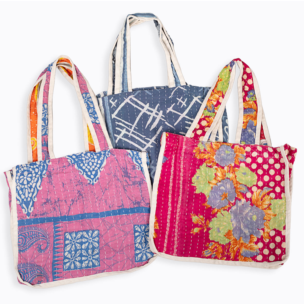 Kantha Market Bags