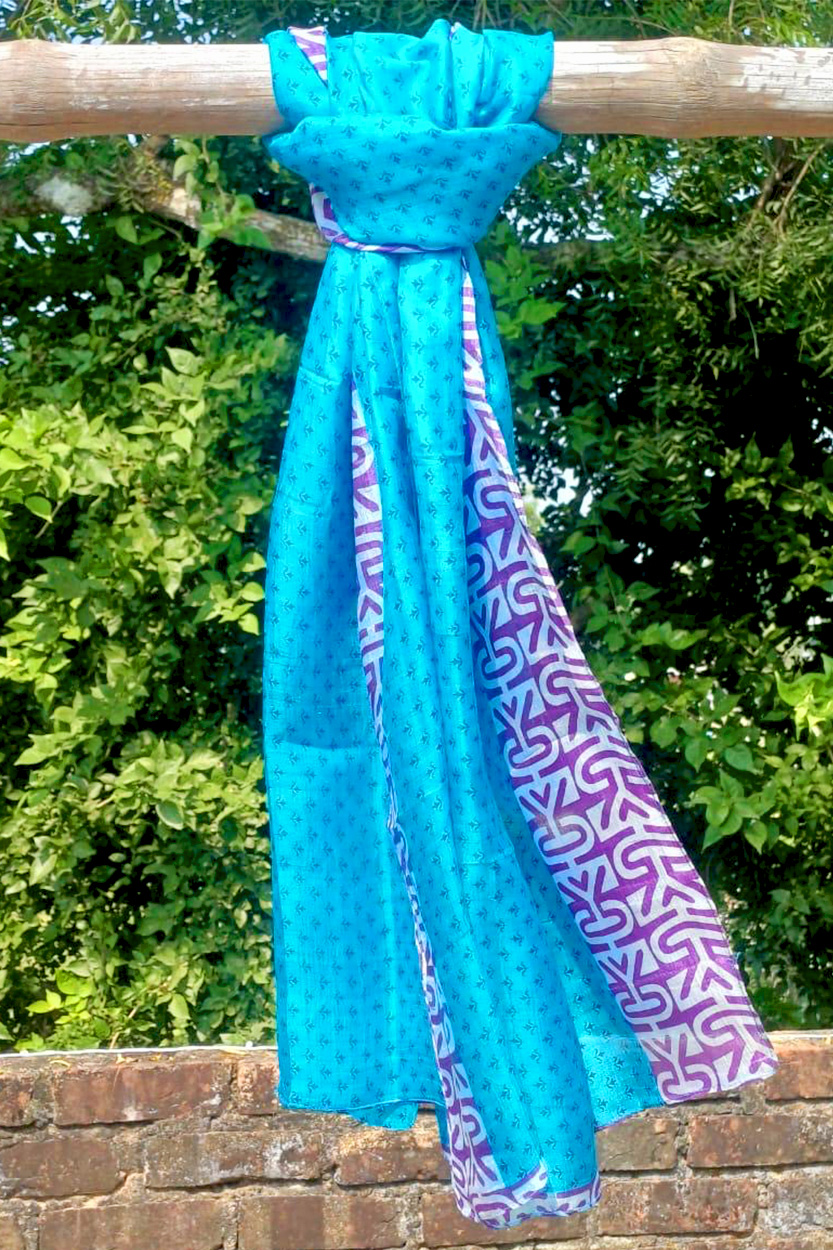 Recycled Silk Sari Scarves