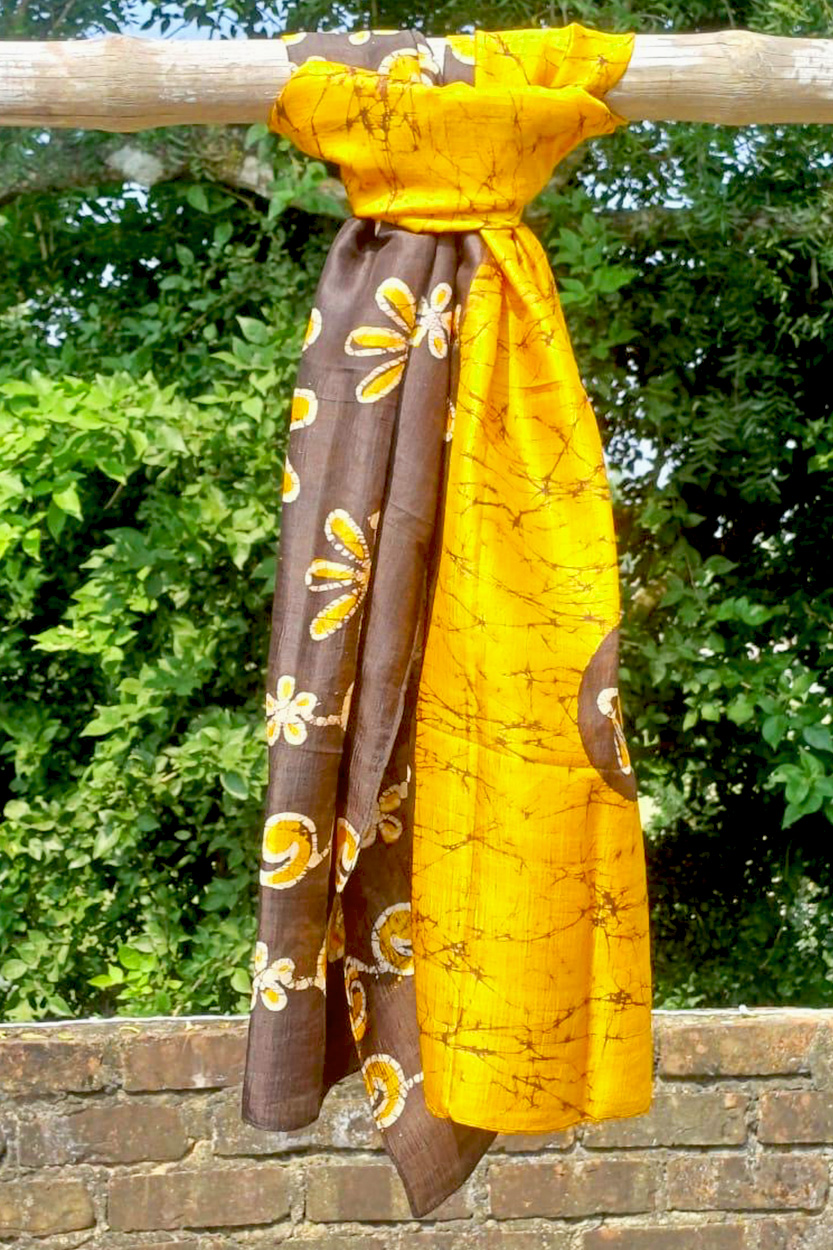 Recycled Silk Sari Scarves