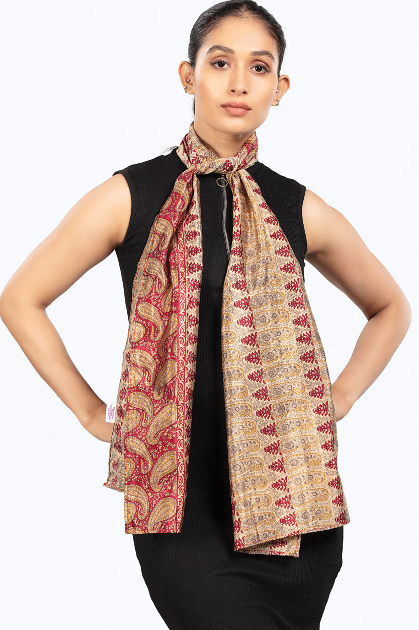 Recycled Silk Sari Scarves