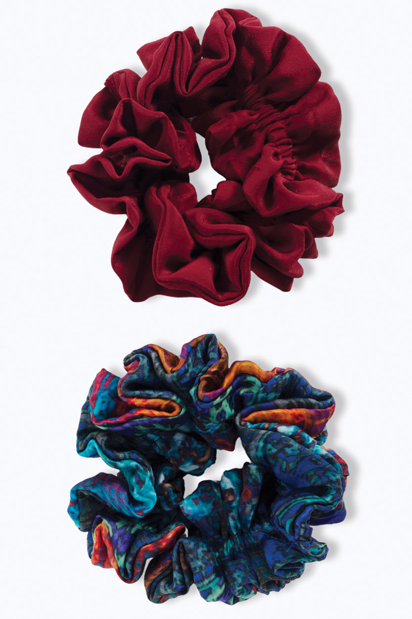 Silk Sari Scrunchies