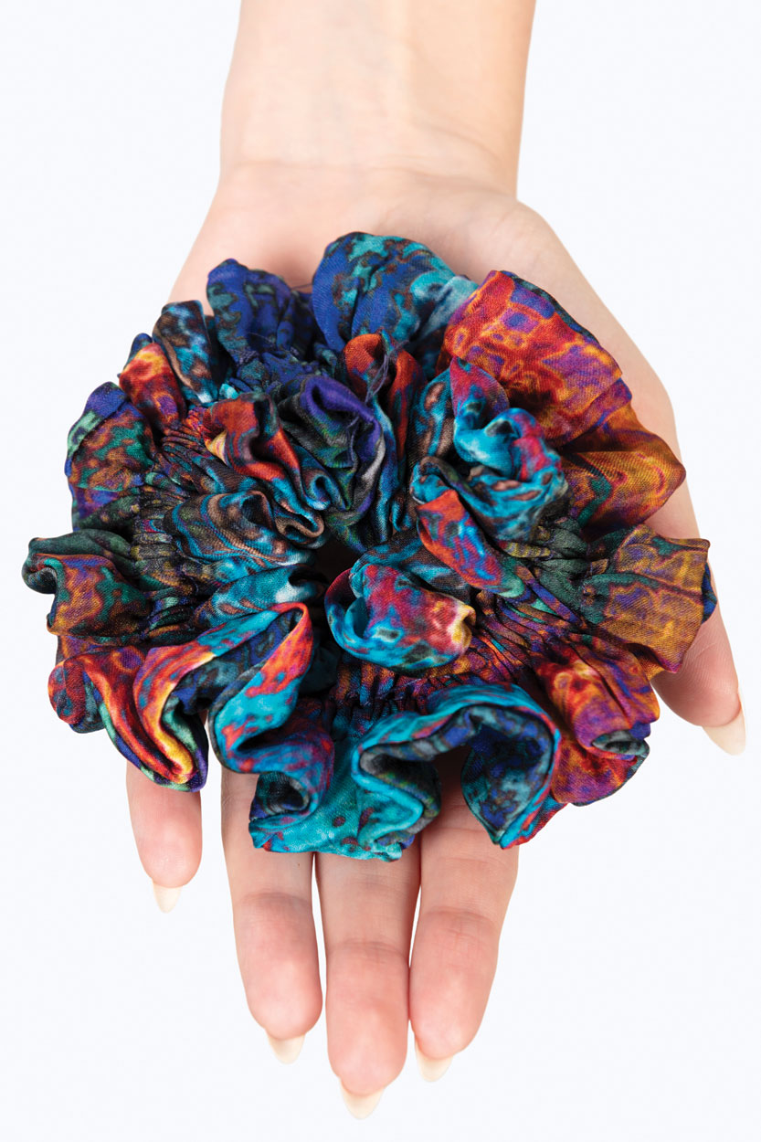 Silk Sari Scrunchies