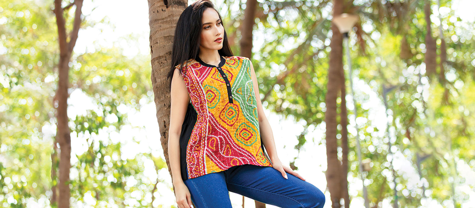 Koti Kantha Sari Top