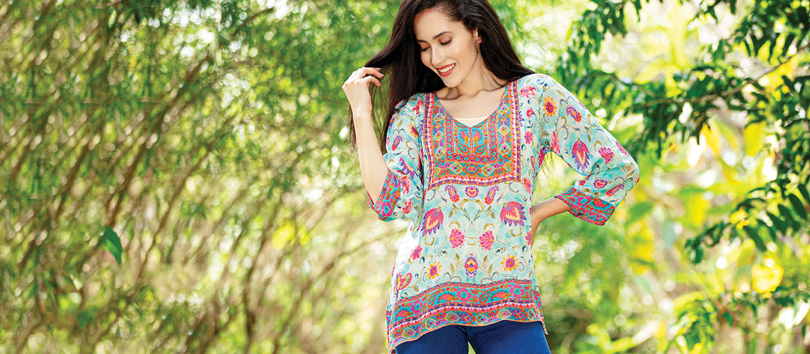 Daya Floral Tunic