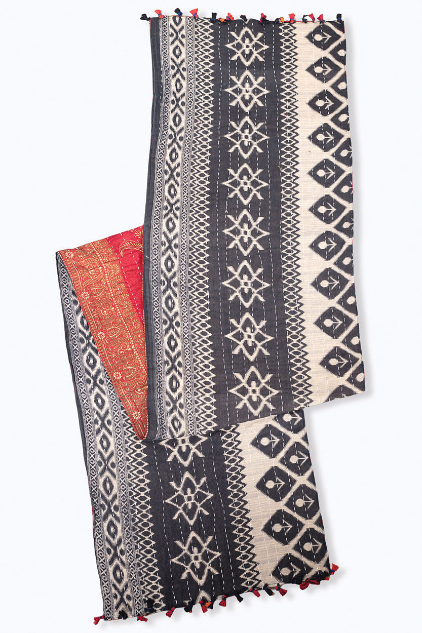 Black Kantha Table Runners