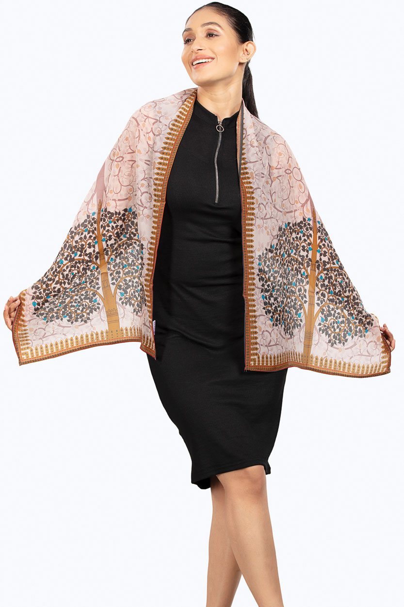 Fair Trade Tree of Life Scarf